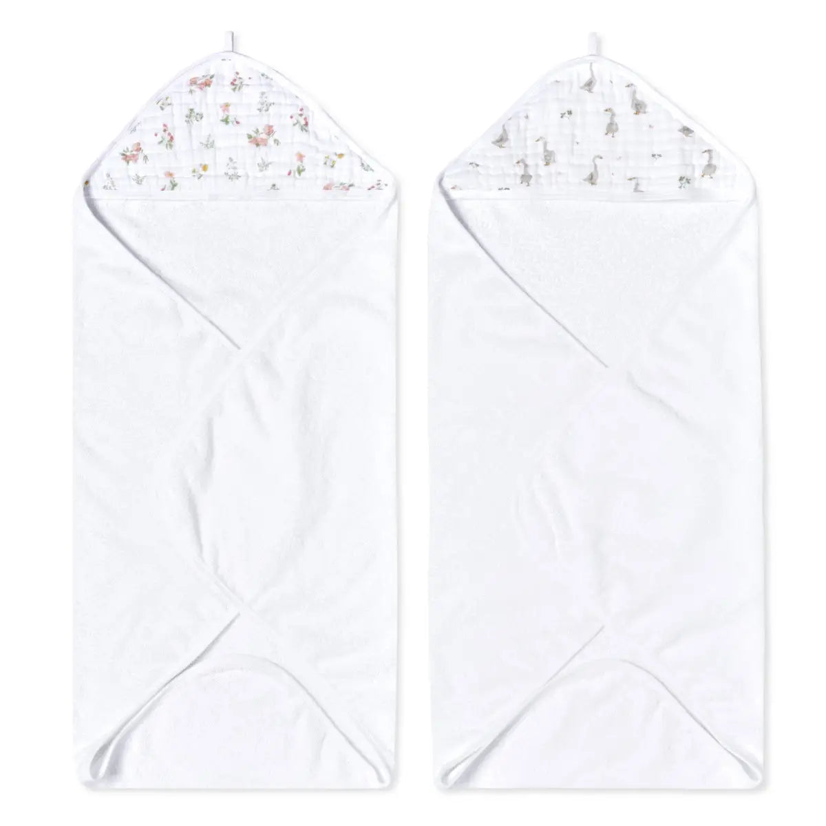 Aden + Anais Country Floral Hooded Towels- 2 Pack