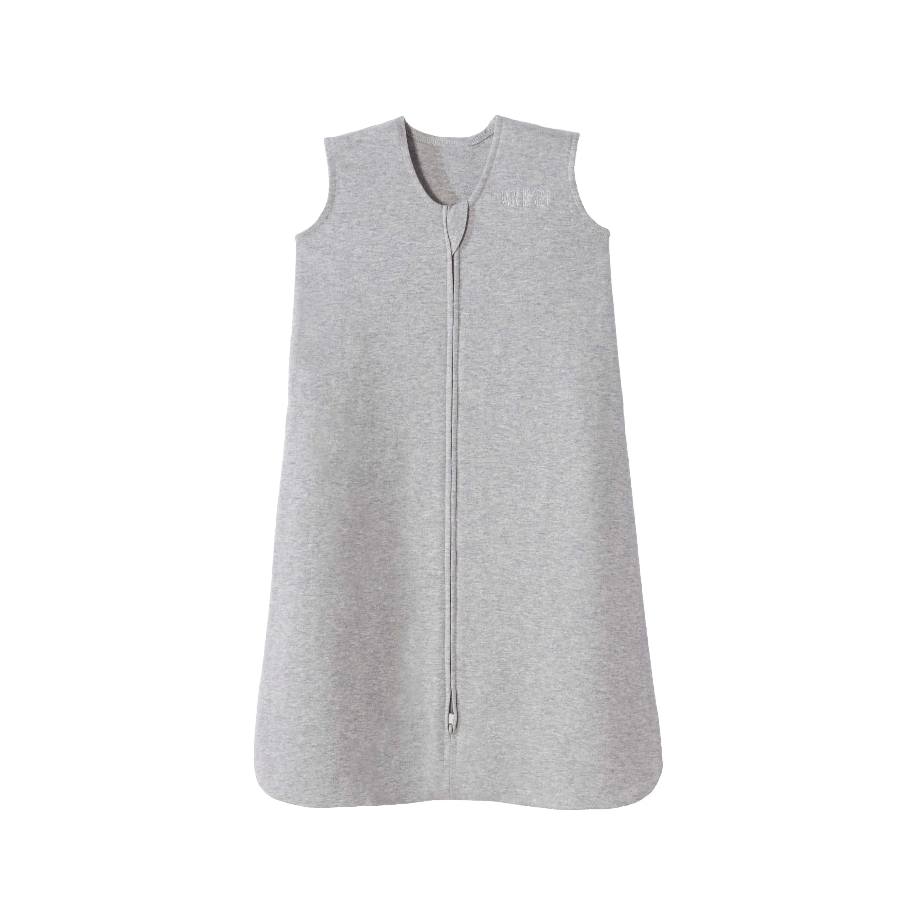 HALO Heather Grey 100% Cotton Sleepsack Wearable Blanket- XL